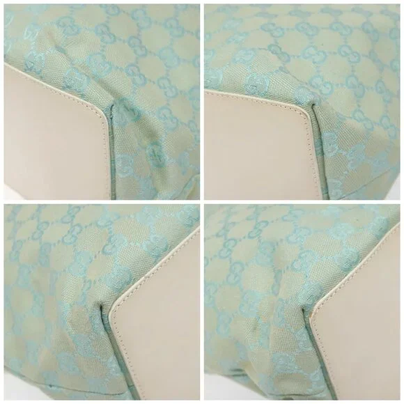 GUCCI GG Canvas Tote Bag Peppermint 001 1098 Auth 114291 - Picture 14 of 16